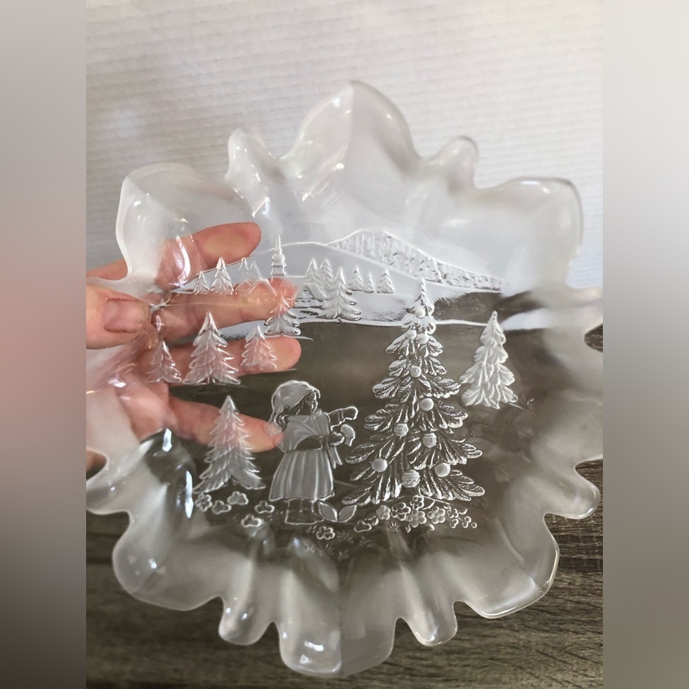 Vtg Mikasa Winter Scene Platter - Picture 10 of 10
